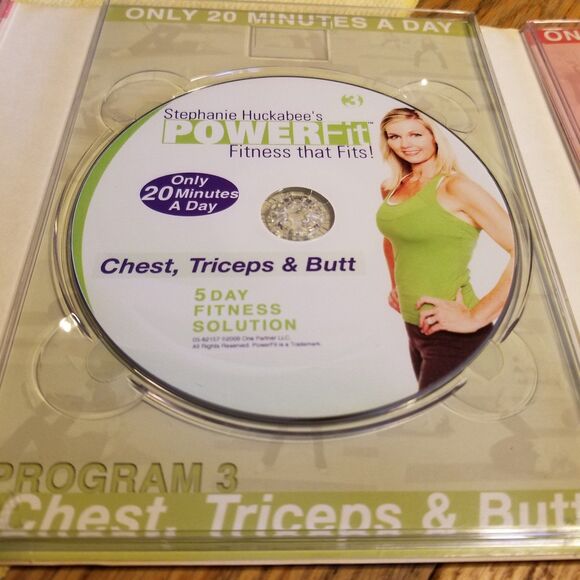 Stephanie Huckabee's Powerfit DVD set of 5 - Picture 7 of 9